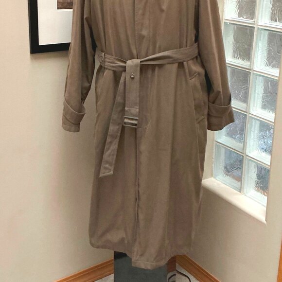 Men's Dressy Overcoat Trench Coat, Big & Tall, Size XL - Picture 2 of 5